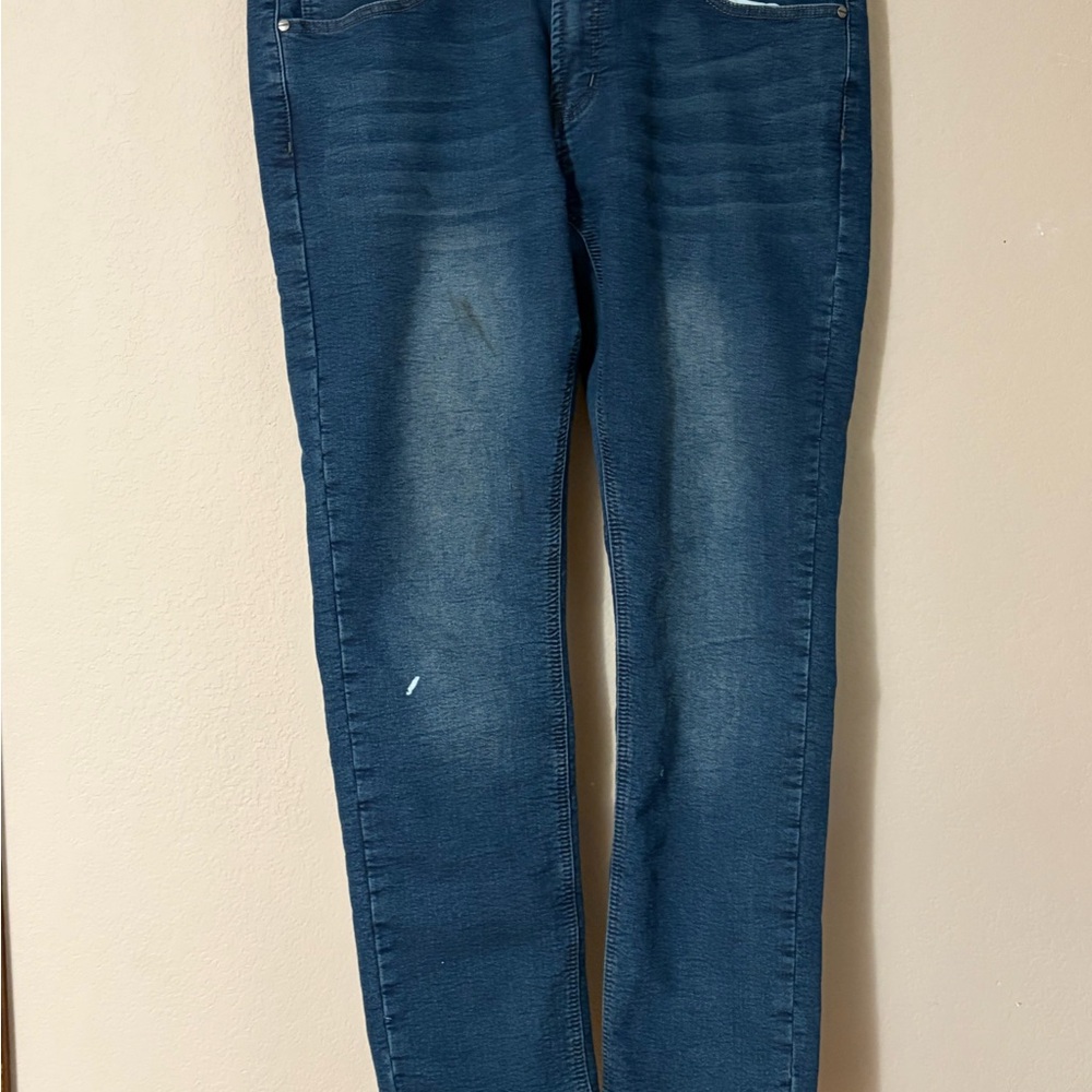 Tailor Vintage Men's Blue Denim Jeans 34 X 30 Slim‎ Fit Stretch Canaan